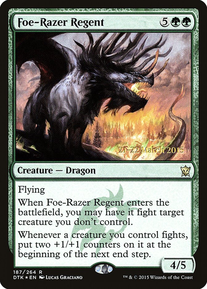 Foe-Razer Regent [Dragons of Tarkir Prerelease Promos] | Card Merchant Takapuna