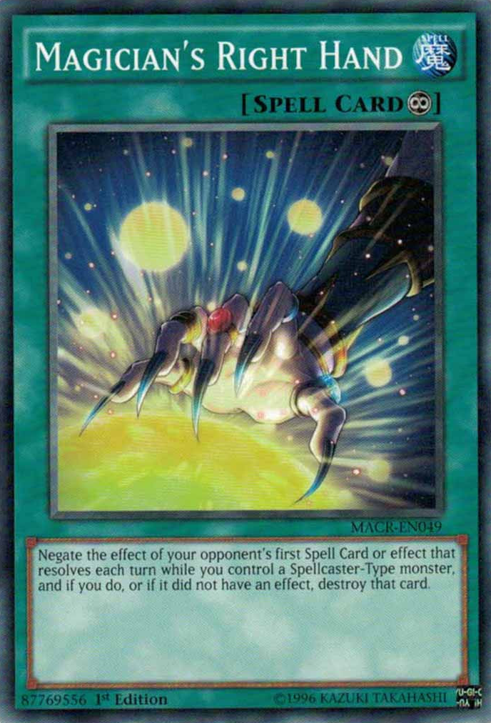 Magician's Right Hand [MACR-EN049] Common | Card Merchant Takapuna