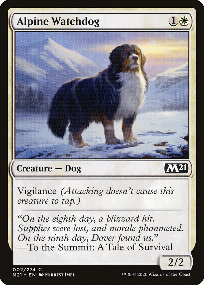 Alpine Watchdog [Core Set 2021] | Card Merchant Takapuna