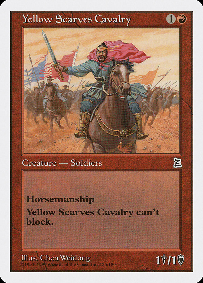 Yellow Scarves Cavalry [Portal Three Kingdoms] | Card Merchant Takapuna