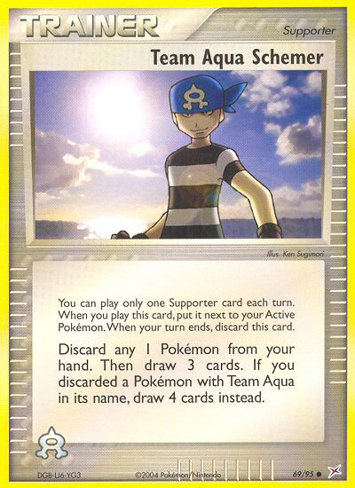 Team Aqua Schemer (69/95) [EX: Team Magma vs Team Aqua] | Card Merchant Takapuna