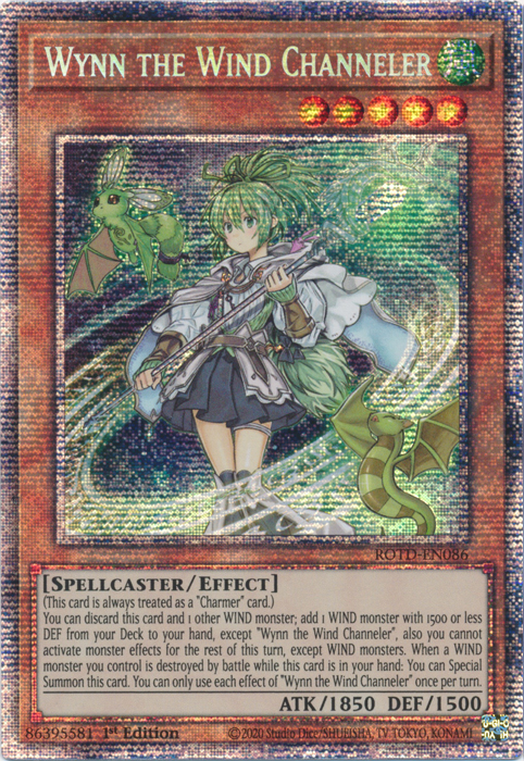 Wynn the Wind Channeler [ROTD-EN086] Starlight Rare | Card Merchant Takapuna