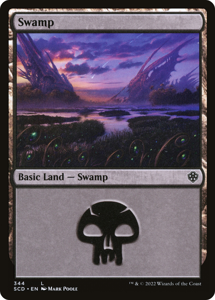 Swamp (344) [Starter Commander Decks] | Card Merchant Takapuna