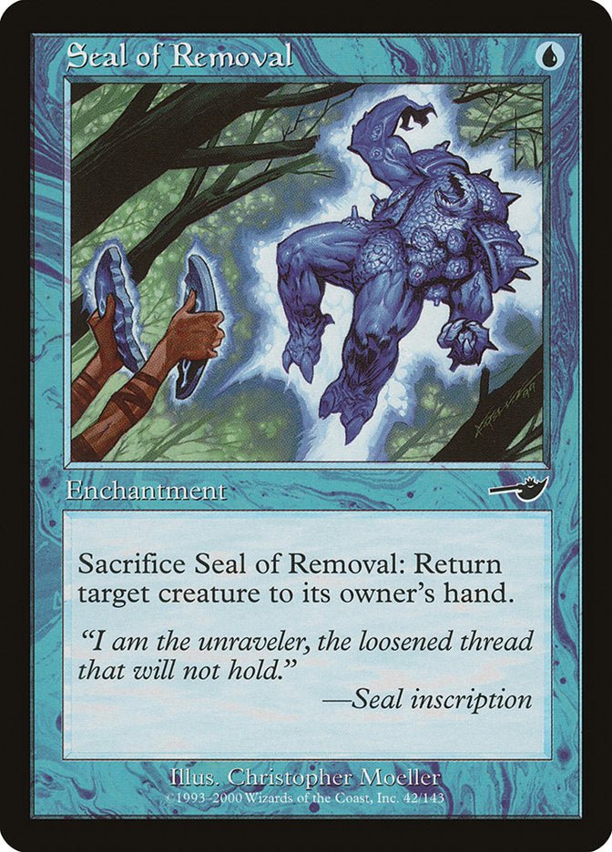 Seal of Removal [Nemesis] | Card Merchant Takapuna