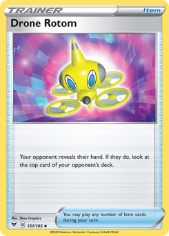 Drone Rotom (151/185) [Sword & Shield: Vivid Voltage] | Card Merchant Takapuna