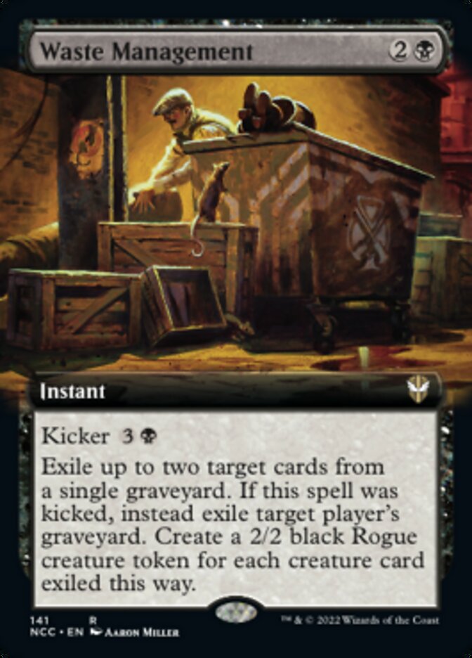 Waste Management (Extended Art) [Streets of New Capenna Commander] | Card Merchant Takapuna