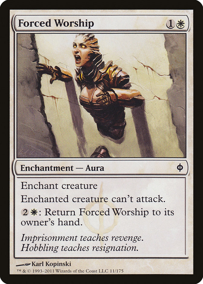 Forced Worship [New Phyrexia] | Card Merchant Takapuna