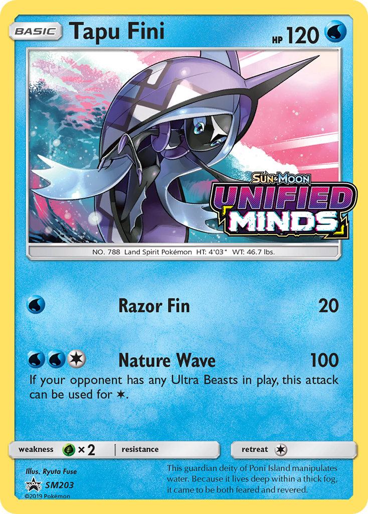 Tapu Fini (SM203) [Sun & Moon: Black Star Promos] | Card Merchant Takapuna