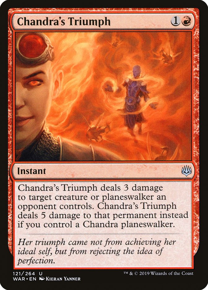 Chandra's Triumph [War of the Spark] | Card Merchant Takapuna