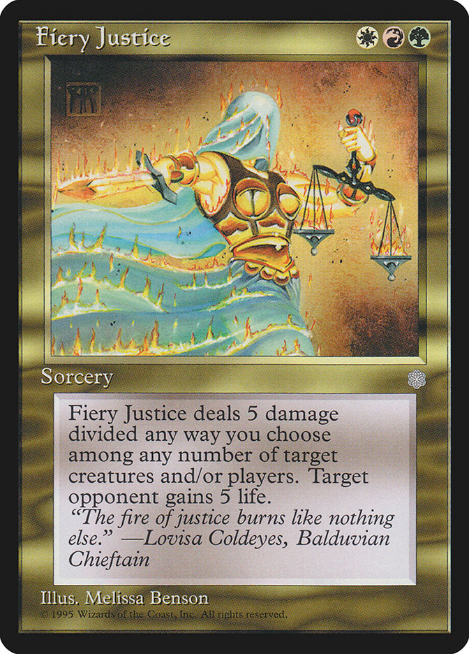 Fiery Justice [Ice Age] | Card Merchant Takapuna