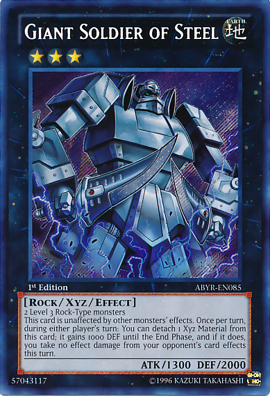 Giant Soldier of Steel [ABYR-EN085] Secret Rare | Card Merchant Takapuna