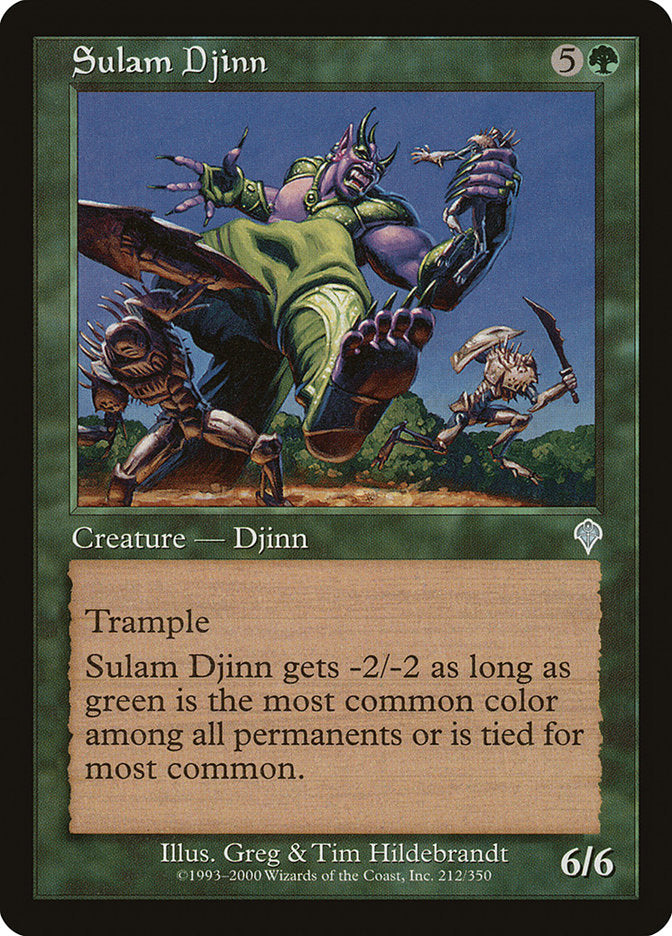 Sulam Djinn [Invasion] | Card Merchant Takapuna