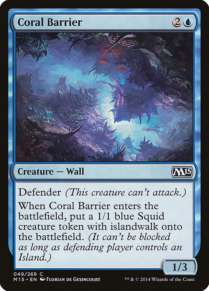 Coral Barrier [Magic 2015] | Card Merchant Takapuna