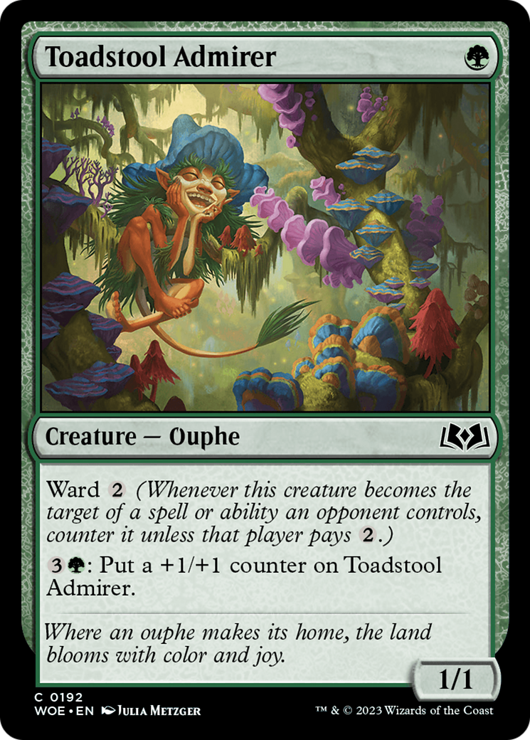 Toadstool Admirer [Wilds of Eldraine] | Card Merchant Takapuna