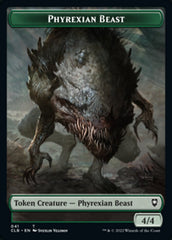 Phyrexian Beast // Wurm Double-Sided Token [Commander Legends: Battle for Baldur's Gate Tokens] | Card Merchant Takapuna