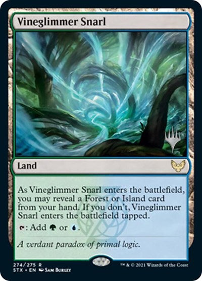 Vineglimmer Snarl (Promo Pack) [Strixhaven: School of Mages Promos] | Card Merchant Takapuna