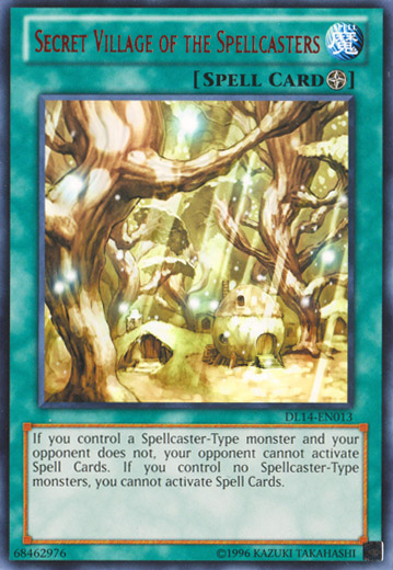 Secret Village of the Spellcasters (Red) [DL14-EN013] Rare | Card Merchant Takapuna