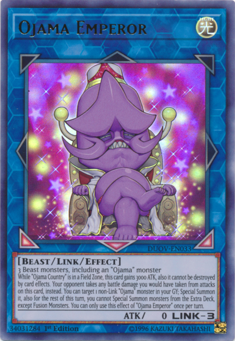 Ojama Emperor [DUOV-EN033] Ultra Rare | Card Merchant Takapuna