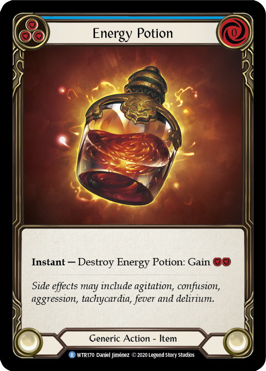 Energy Potion [U-WTR170] (Welcome to Rathe Unlimited)  Unlimited Rainbow Foil | Card Merchant Takapuna