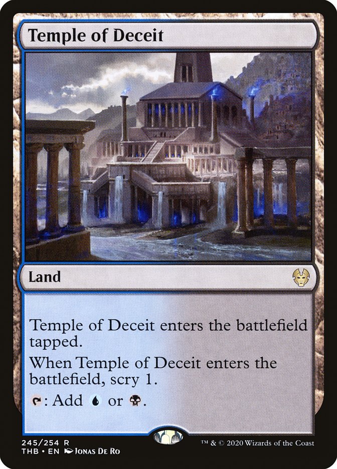 Temple of Deceit [Theros Beyond Death] | Card Merchant Takapuna