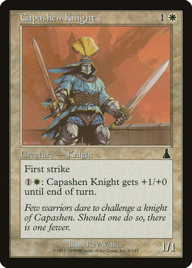 Capashen Knight [Urza's Destiny] | Card Merchant Takapuna