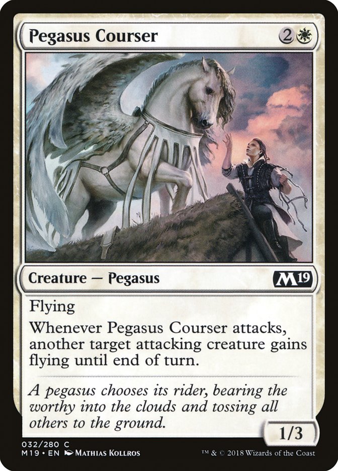 Pegasus Courser [Core Set 2019] | Card Merchant Takapuna