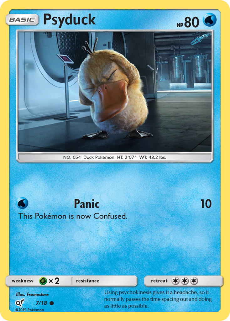 Psyduck (7/18) [Sun & Moon: Detective Pikachu] | Card Merchant Takapuna