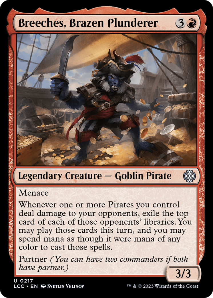 Breeches, Brazen Plunderer [The Lost Caverns of Ixalan Commander] | Card Merchant Takapuna