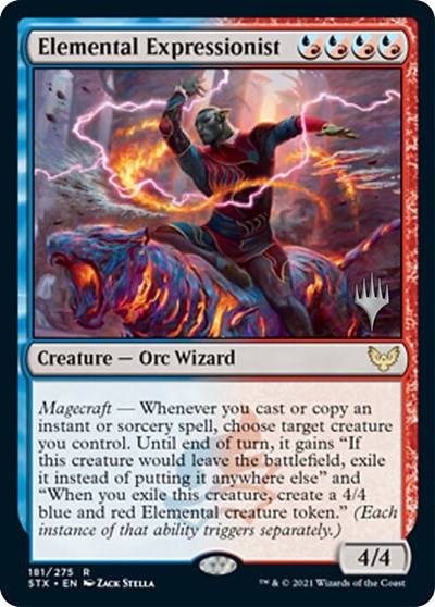 Elemental Expressionist (Promo Pack) [Strixhaven: School of Mages Promos] | Card Merchant Takapuna