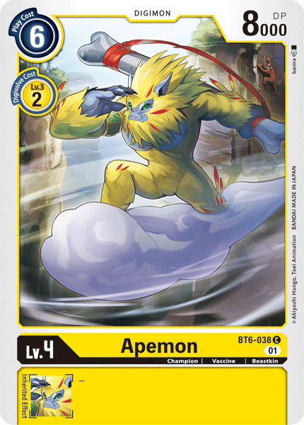 Apemon [BT6-038] [Double Diamond] | Card Merchant Takapuna