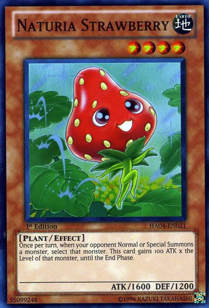 Naturia Strawberry [HA04-EN021] Super Rare | Card Merchant Takapuna