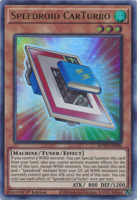 Speedroid CarTurbo [ROTD-EN090] Ultra Rare | Card Merchant Takapuna