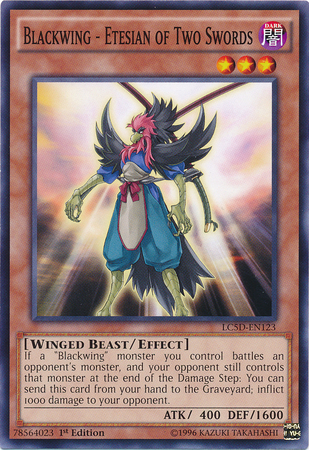 Blackwing - Etesian of Two Swords [LC5D-EN123] Common | Card Merchant Takapuna