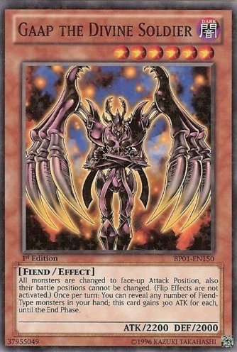 Gaap the Divine Soldier [BP01-EN150] Starfoil Rare | Card Merchant Takapuna