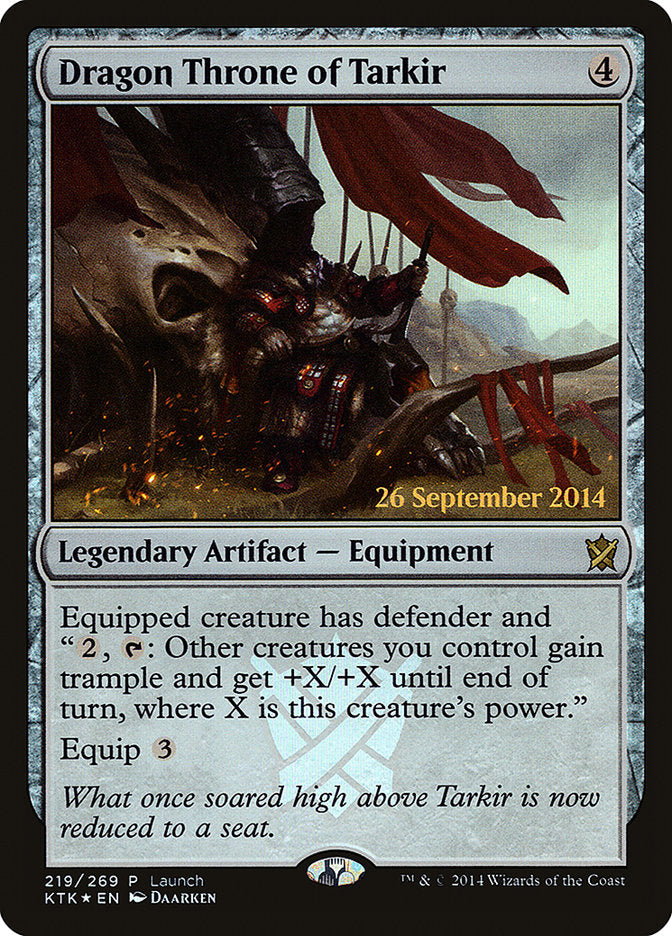 Dragon Throne of Tarkir (Launch) [Khans of Tarkir Prerelease Promos] | Card Merchant Takapuna