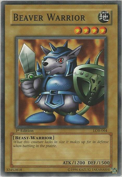 Beaver Warrior [LOB-064] Common | Card Merchant Takapuna