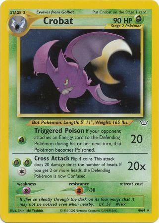 Crobat (4/64) [Neo Revelation Unlimited] | Card Merchant Takapuna