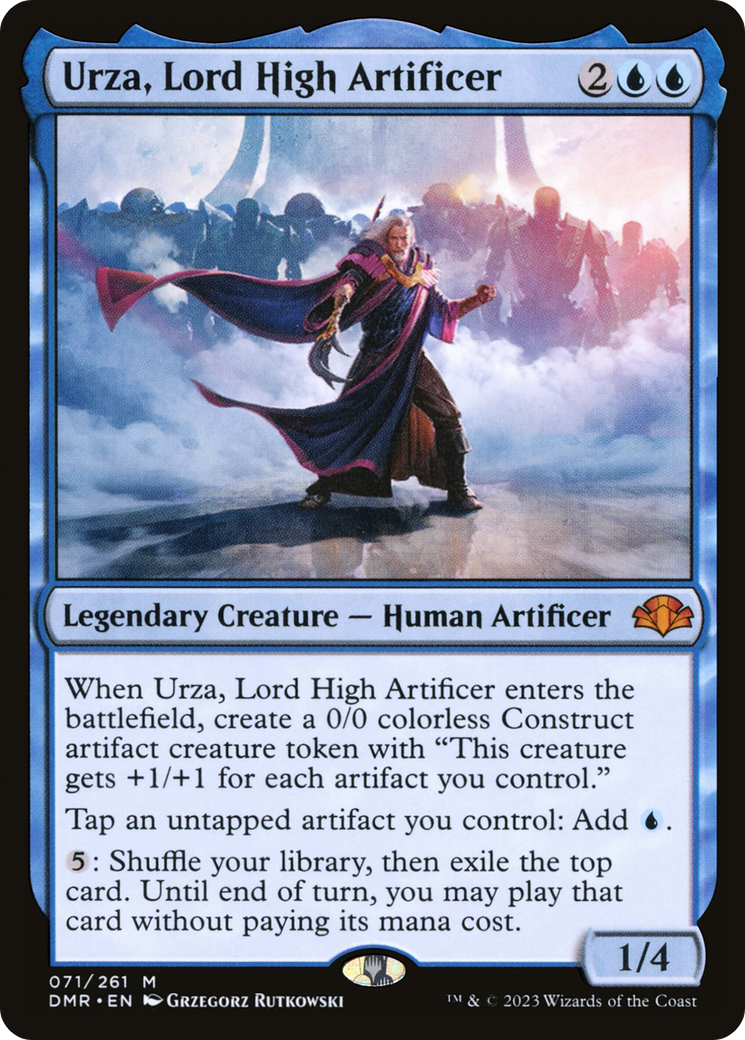 Urza, Lord High Artificer [Dominaria Remastered] | Card Merchant Takapuna