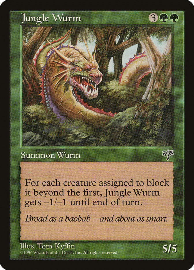 Jungle Wurm [Mirage] | Card Merchant Takapuna