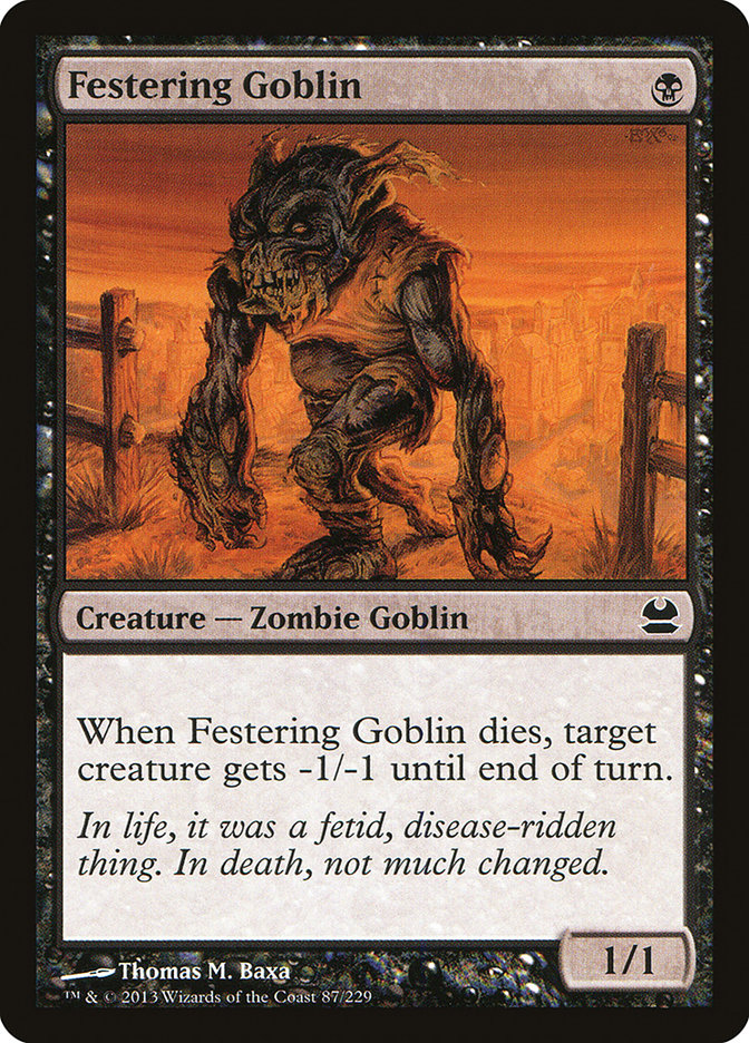 Festering Goblin [Modern Masters] | Card Merchant Takapuna