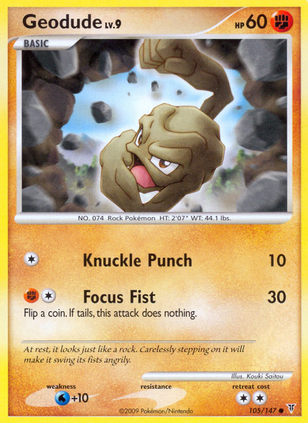 Geodude (105/147) [Platinum: Supreme Victors] | Card Merchant Takapuna