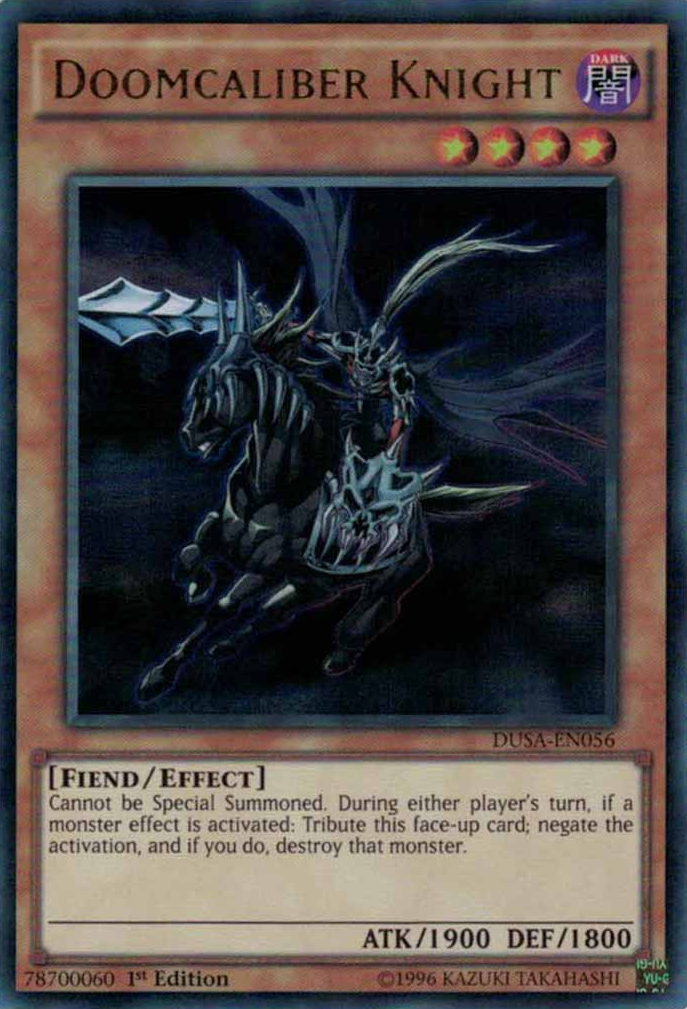 Doomcaliber Knight [DUSA-EN056] Ultra Rare | Card Merchant Takapuna