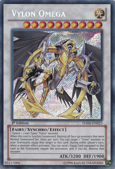 Vylon Omega [HA06-EN023] Secret Rare | Card Merchant Takapuna