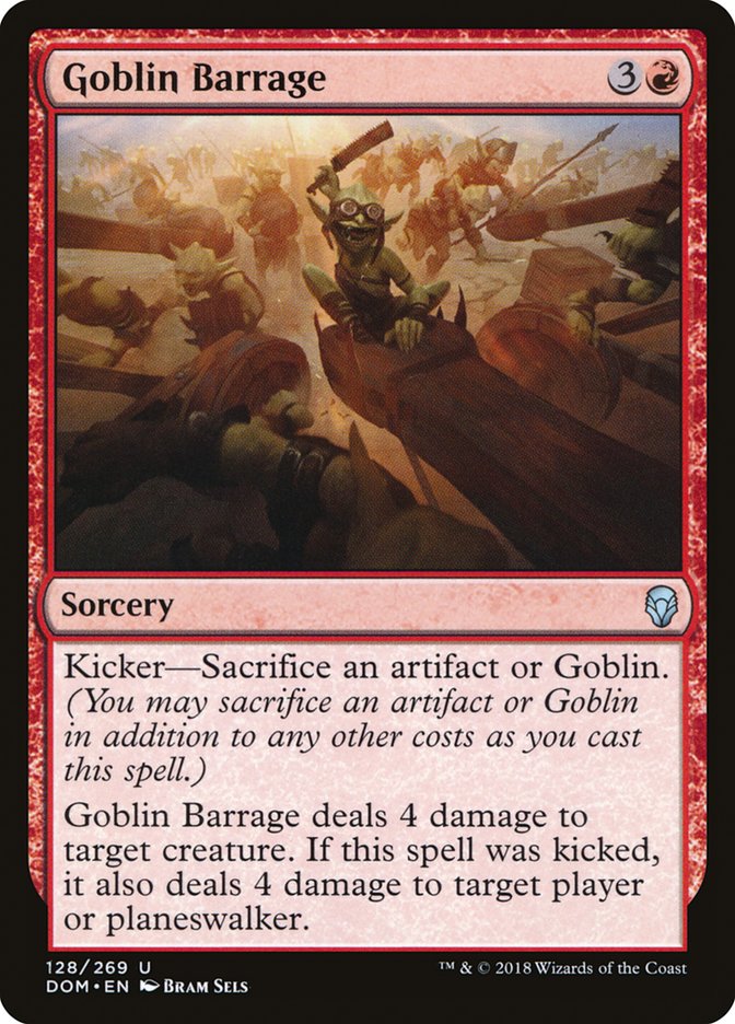 Goblin Barrage [Dominaria] | Card Merchant Takapuna