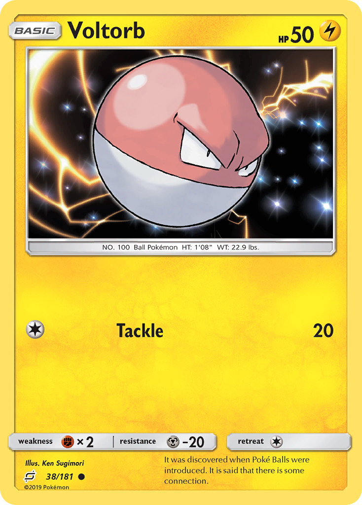 Voltorb (38/181) [Sun & Moon: Team Up] | Card Merchant Takapuna