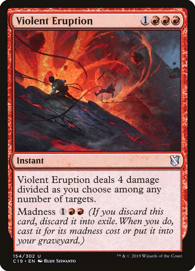 Violent Eruption [Commander 2019] | Card Merchant Takapuna