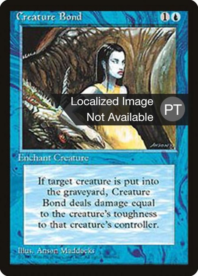 Creature Bond [Fourth Edition (Foreign Black Border)] | Card Merchant Takapuna