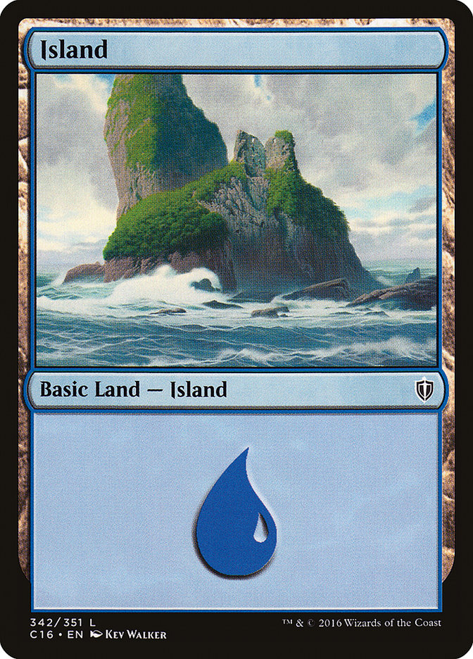 Island (342) [Commander 2016] | Card Merchant Takapuna