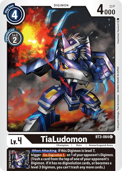 TiaLudomon [BT3-064] [Release Special Booster Ver.1.5] | Card Merchant Takapuna