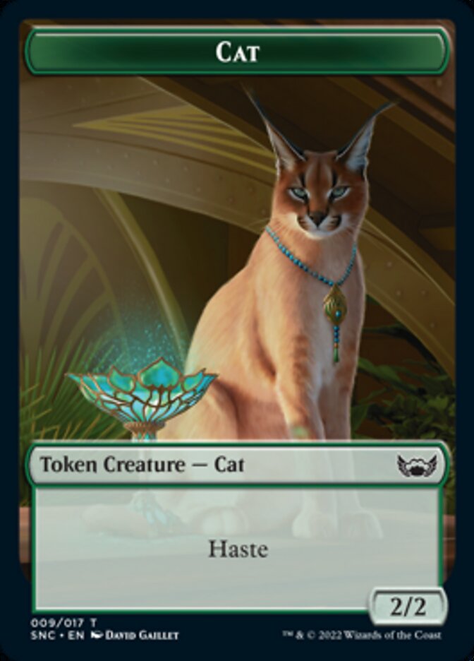 Cat // Rogue Double-Sided Token [Streets of New Capenna Tokens] | Card Merchant Takapuna